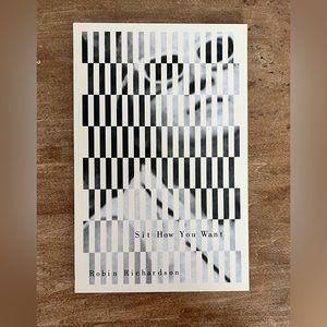 6/$30 Sit How You Want (poetry) by Robin Richardson paperback book